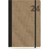 Ημερολόγιο ημερήσιο The Writing Fields Adventure 3070 14x21cm 2024 με λάστιχο flexbook ανάγλυφο εξώφυλλο Camel